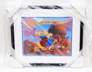 Walt Disney Limited Edition Sericel " Two By Two " Donald 