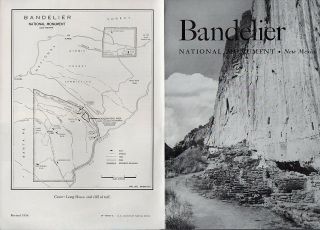 Vintage 1956 Mexico Travel Brochure - Bandelier National Monument