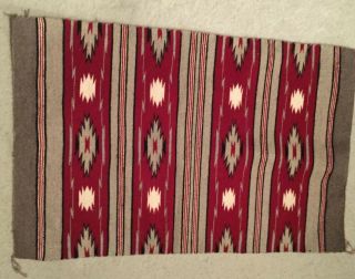 Authentic Chinle Navajo Handmade Rug By Annie Roanhorse 25 " X 38 "