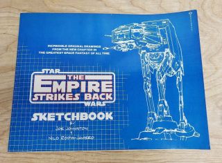 Star Wars The Empire Strikes Back Sketchbook First Edition 1980