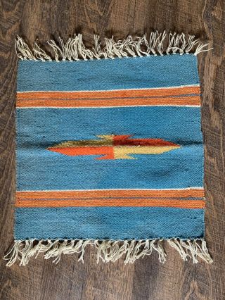 Vintage Chimayo Sampler Wool Textile