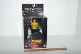 2006 Diamond Select Star Trek Captain Kirk And Command Chair No Man Has Gone Bef