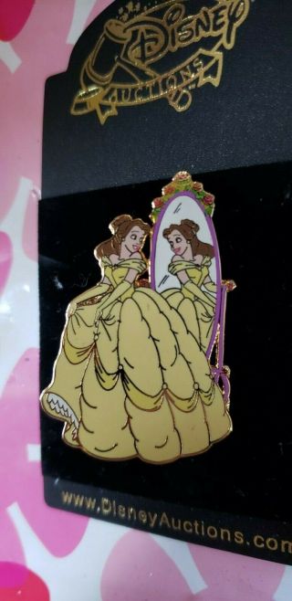 Disney Pin Limited Edition 1000 Belle Mirror