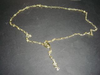 Rosario De Metal Dorado Santa Muerte Rosary Mini Calaveritas Oracion