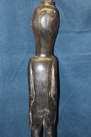Large craved African Art wooden statue 5