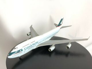 Herpa Wings 200 Cathay Pacific Airways Cx B747 - 400 " 1990s Color " 1:200
