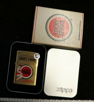 Vintage Lucky Strike Zippo Pin Up Lighter