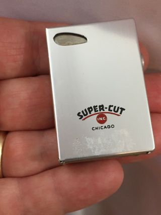 Vintage Push Button Esprit Pocket Lighter Advertising - Cut Inc.  Chicago
