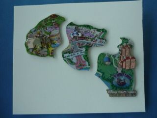 ATLAS MGM Studios Disney Pin SET of 3 2002 CAST limited HARD TO FIND 2