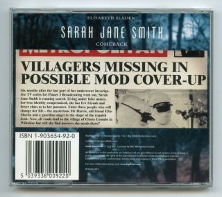 Elisabeth Sladen is SARAH JANE SMITH - SERIES 1 Big Finish 5 - CD audio drama OOP 3