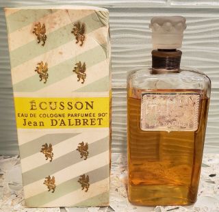Vintage Women’s Perfume Ecusson Eau De Cologne Parfumee 90° 15 Oz Jean D 