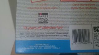 1999 90s Tiny Toon Adventures Paper School VALENTINES 6 Boxes Available 2