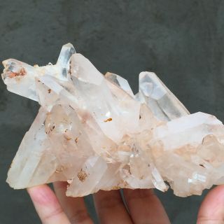 Natural White Quartz Crystal Cluster Mineral Specimen Healing 605g