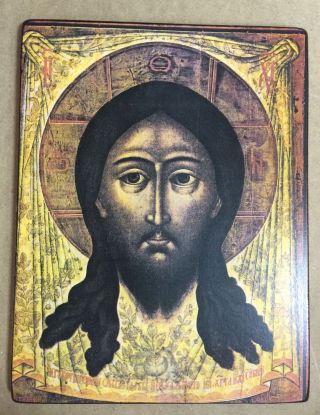 Jesus Christ Handmade Greek Orthodox Byzantine Icon