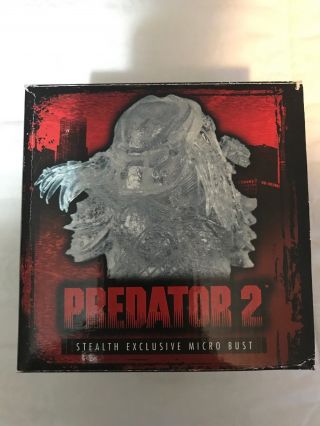 Palisades Predator 2 Stealth Exclusive Micro Bust Limited Edition Of 500