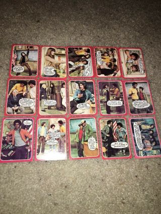 1976 Topps Welcome Back Kotter Near Complete Trading Card Set 49/53