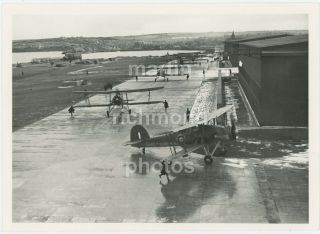 Fairey Swordfish Biplanes Rnas Hatson Orkney Large Iwm Photo,  Bx408