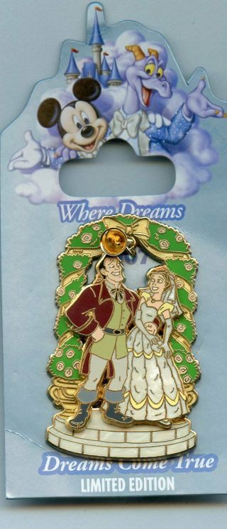 Disney Where Dreams Happin Gaston Marries Belle Beauty & The Beast Le 250 Pin