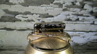 VTG 1945 - 52 Colibri by Kreisler Table Lighter West Germany Brushed Gold Tone 2