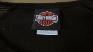 Harley - Davidson Butterfly Long Sleeve Mesh Woman ' s shirt XL Stubbs HD HOT SEXY 4