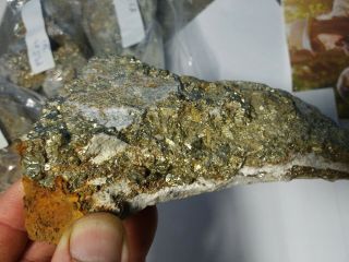 2.  17 Lb Gold And Silver Ore Vein Pc Rare Chalcopyrite Au Ag,