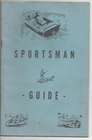 Vintage 1970 Sportsman Guide Chatham Kent Ontario Canada
