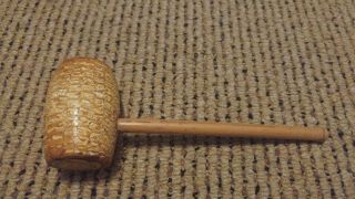 Vintage Missouri Meerschaum Small Corn Cob Pipe - Bamboo Stem