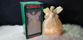 House Of Lloyd Christmas Around The World Pearled Angel Tree Topper 12 "