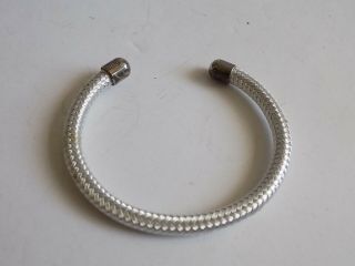 Harley Davidson Stainless Steel Braced Cable Cuff Bracelet