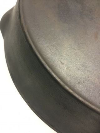 Unmarked Vintage 9 Cast Iron Skillet With Heat Ring Reseasoned Sits Flat 4