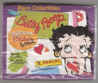 Betty Boop Glamour Box 50 Packs Stickers Panini