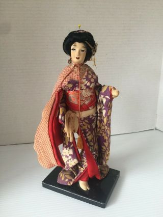 Vintage Japanese - Chinese - Asian - Souvenir Doll 13 1/2 "