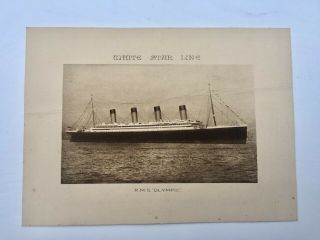 White Star Line Rms Olympic Abstract Of Log 1929
