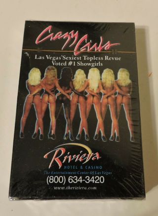 Crazy Girls Playing Cards From The Riviera In Las Vegas,