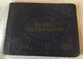 Vintage 1936 Handwritten Class School Autograph Book Poems,  Clay Center,  Kansas