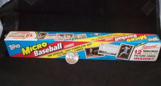 1992 Topps Micro Baseball Cards Complete Factory Set,  Gold Foil Cards