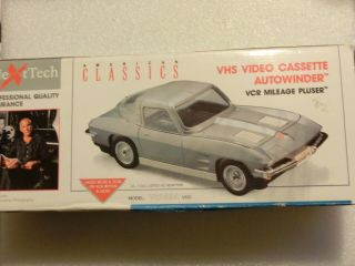 Solidex Vhs Video Cassette Rewinder Autowinder Black Corvette V1963a