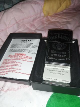 Zippo 24779 Jack Daniels Label Windproof Lighter