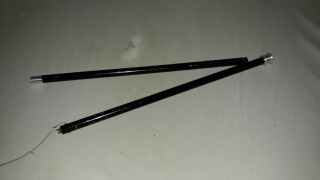 Black Aluminum Dancing Cane Packs Small With 2 Parts