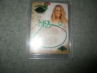 Benchwarmer 2014 - Jessa Hinton Autograph Kiss Card 2/3