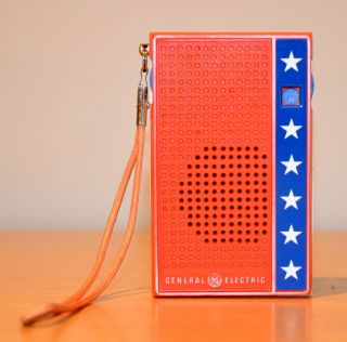 Vintage Ge Star Model P2751 Portable Transistor Radio