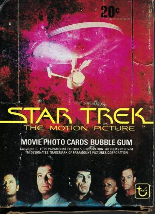 1979 Topps Star Trek Tmp Trading Cards Wax Box (1) Of 36 Packs,  Stuff?