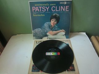 Patsy Cline - Sentimentally Yours Lp 