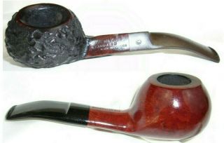 Estate Briar Pipes Set Of Two Vgc