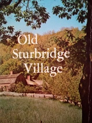 1964 Vintage Old Sturbridge Village Souvenir Booklet England History Village