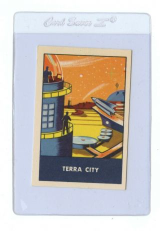 1953 Space Patrol - Terra City - Chex Cereal Card 1950s