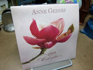 Anne Geddes Calendar 2009 Australian Photographer Flower - Baby Prints Nwt