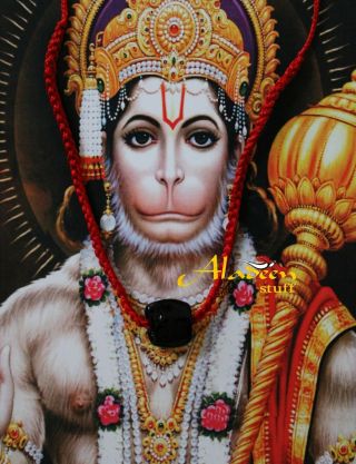 Hindu God Hanuman Temple Balaji Haunted Bead - Protection From Evil Black Magic