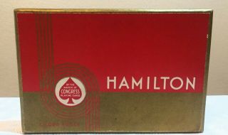 Vintage Hamilton Playing Cards.  By The Makers Of Congress Playing Cards.  Rare