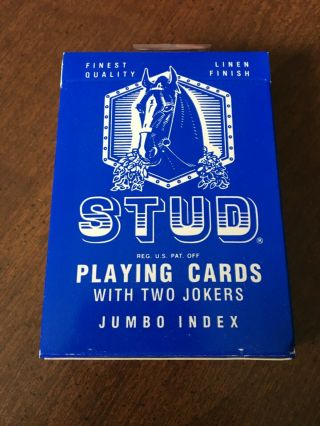 Stud Playing Cards By Uspcc For Walgreens;
